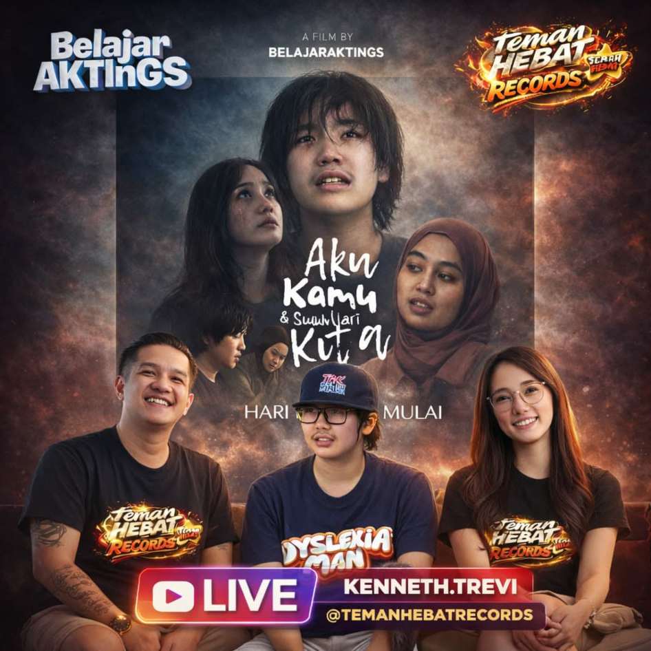 Film “Aku Kamu dan Suatu Hari Kita” Angkat Kisah Nyata Perjuangan Dyslexia Kenneth Trevi